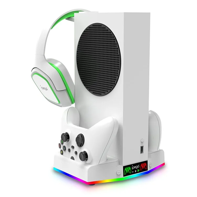 IPEGA PG-XBS011S For Xbox Series S Cooling Fan Base Game Console Charger with 2 USB Ports