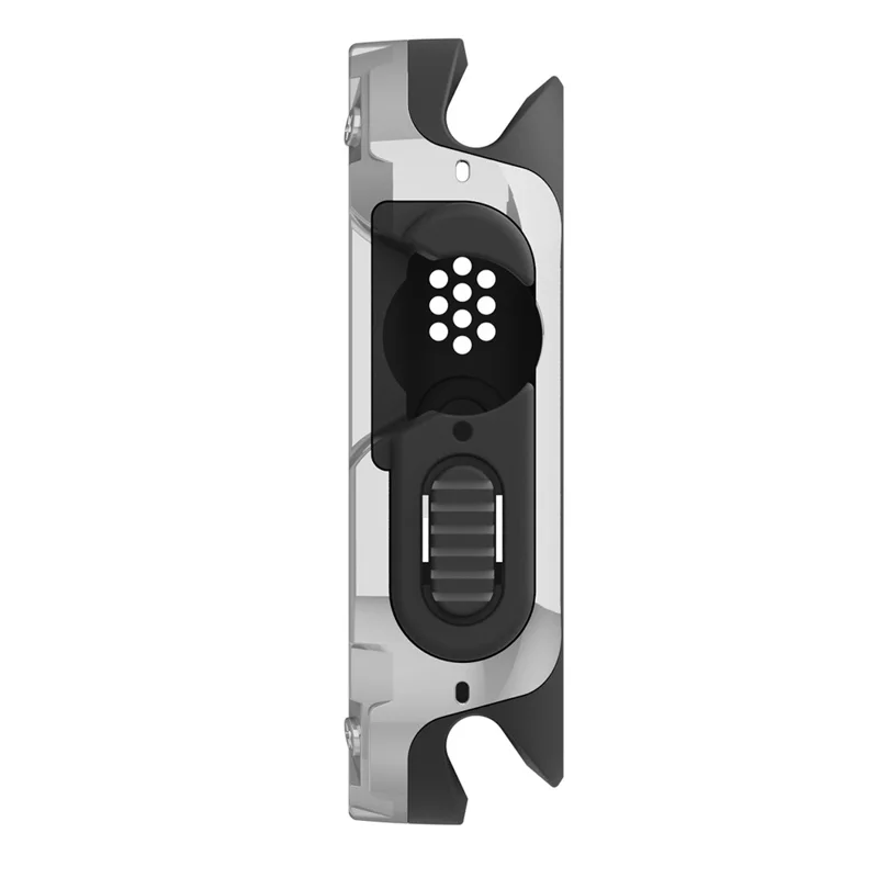 For Apple Watch Ultra 3 / Ultra 2 / Ultra 49mm TPU+PC Watch Case Shockproof Protective Watch Frame Cover - Silver