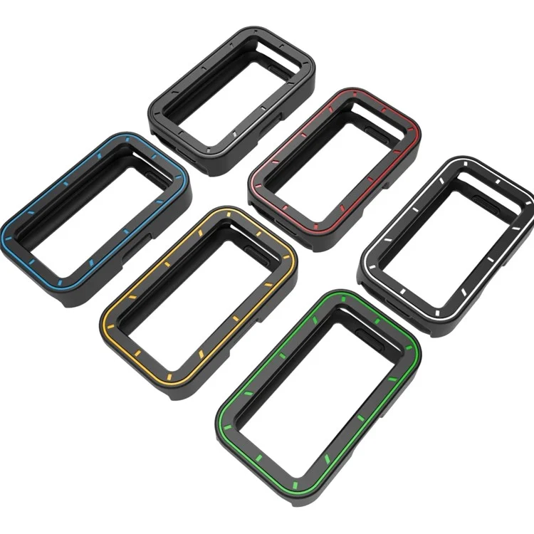 Per Huawei Band 8 / Band 8 NFC / Band 9 / Band 9 NFC TPU Watch Case Anti-Collision Smartwatch Protection Frame - Rosso