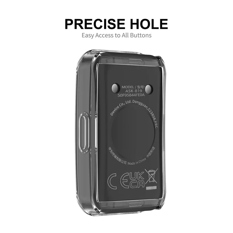 ENKAY HAT PRINCE for Huawei Band 8 / Band 8 NFC / Band 9 / Band 9 NFC TPU Watch Case Full Protection Clear Cover with Screen Protector