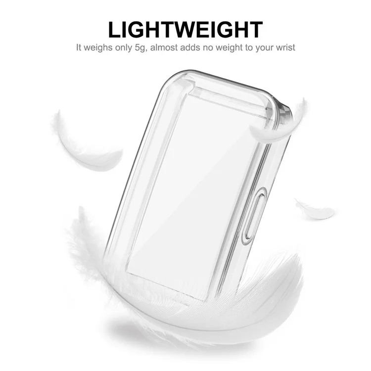 ENKAY HAT PRINCE for Huawei Band 8 / Band 8 NFC / Band 9 / Band 9 NFC TPU Watch Case Full Protection Clear Cover with Screen Protector