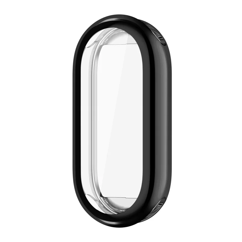 Für Xiaomi Smart Band 8 Elektroplattierte TPU-Abdeckung, vollständiger Schutz Gehäuse - Schwarz