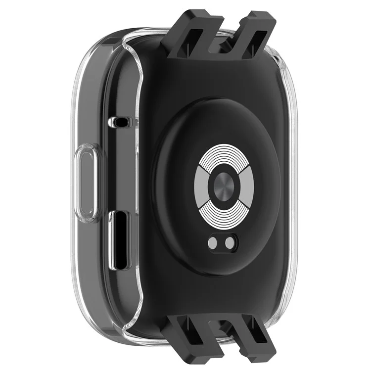 Pour Xiaomi Redmi Watch 3 Active / Watch 3 Lite Electroplating TPU Anti-drop Cover Full Coverage Watch Case - Transparent
