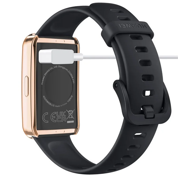 For Huawei Band 8 / Band 8 NFC / Band 9 / Band 9 NFC Electroplated TPU Watch Case Full Coverage Anti-Drop Cover - Rose Gold