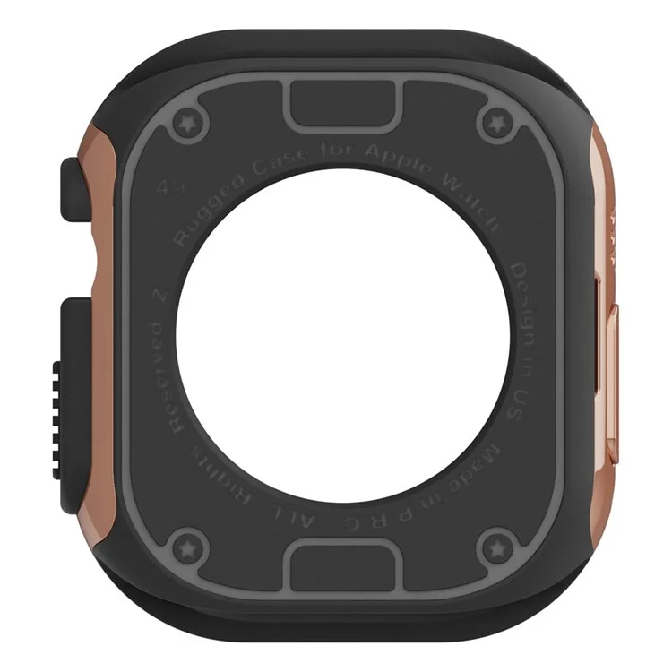 Per Apple Watch Ultra 2 49mm / Ultra 49mm Watch Case PC+TPU Anti-Scratch Protective Cover - Rose Gold