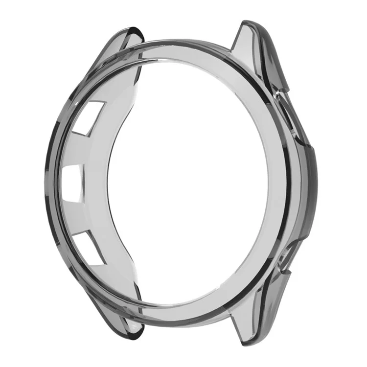 ENKAY CHAPÉU PRÍNCIPE para Garmin Forerunner 265 Watch Case Anti-drop Transparent TPU Watch Frame Cover - Preto