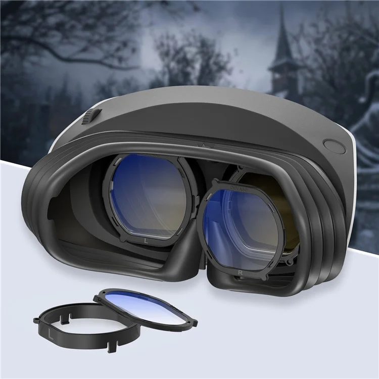 Protezione per lenti antigraffio DEVASO compatibile con PS VR2 Copertura per lenti anti-luce blu