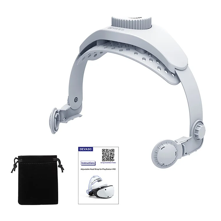 DEVASO Adjustable Head Strap for PS VR2 VR Headset Replacement Headband