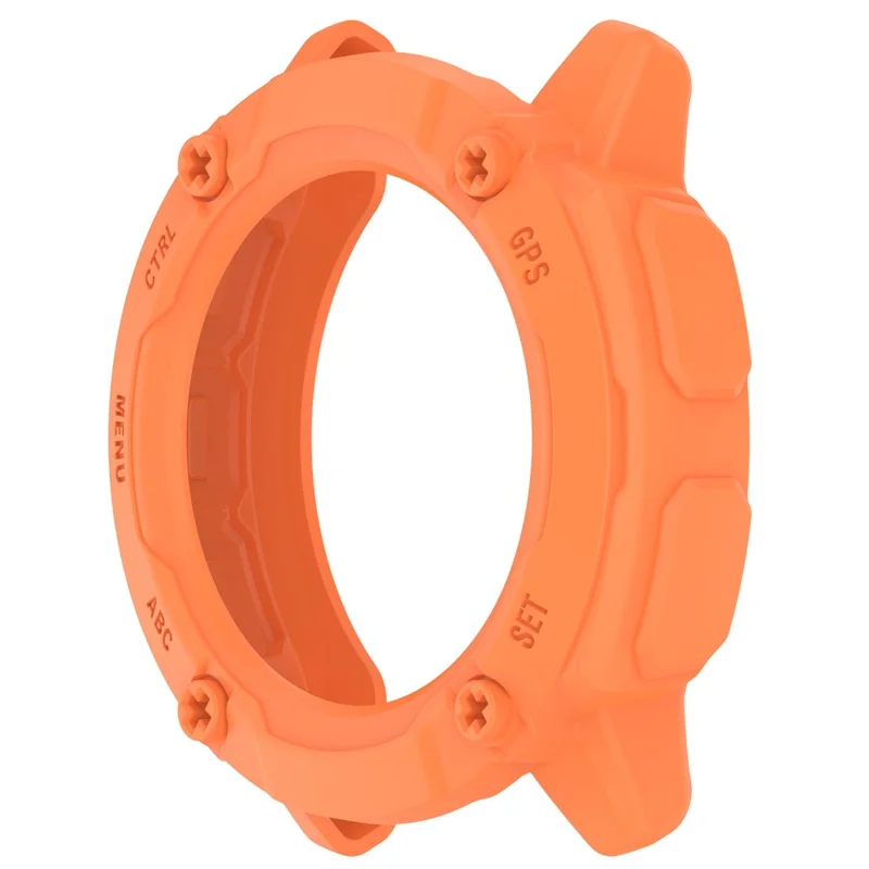 Anti-Fall TPU Hollow Cover for Garmin Instinct 2X Quick Release Sports Watch Case Cover - Orange