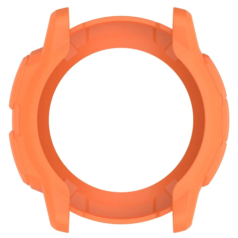 Anti-Fall TPU Hollow Cover for Garmin Instinct 2X Quick Release Sports Watch Case Cover - Orange