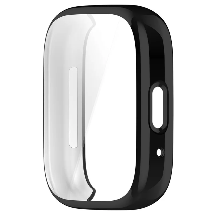 Для Xiaomi Redmi Watch 3 Lite / Watch 3 Active Electroplated TPU Watch Case Scratch Proof Full Coverage Cover - Черный
