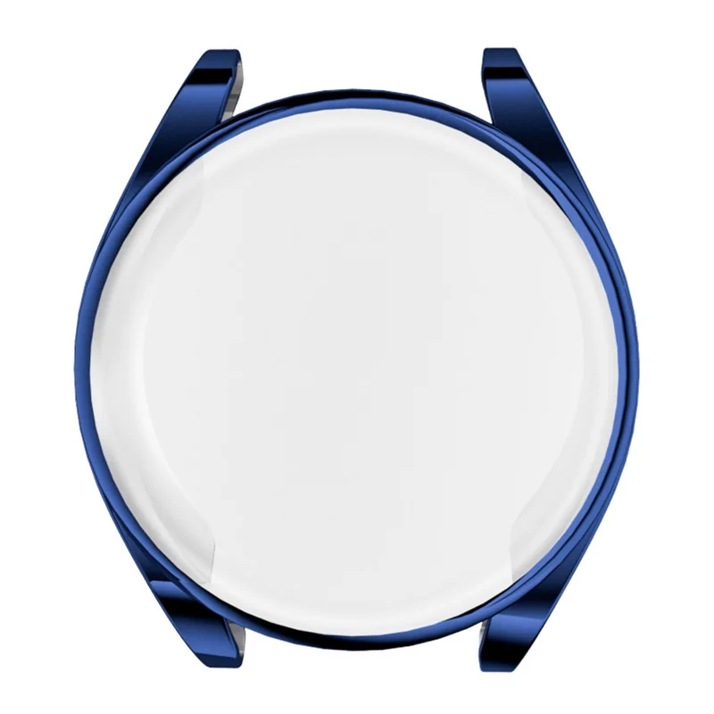 For Huawei Watch Buds Electroplating TPU Watch Frame Smartwatch Protective Case Edge Cover - Midnight Blue