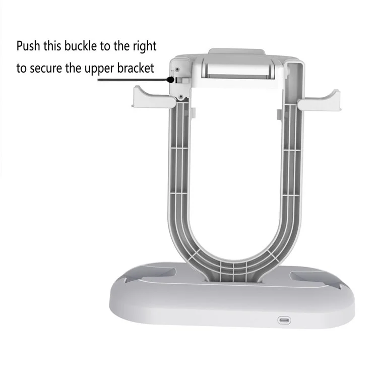 KJH VR2-001B For PS VR2 Handles Charging Base ABS Stand VR Glasses Storage Rack