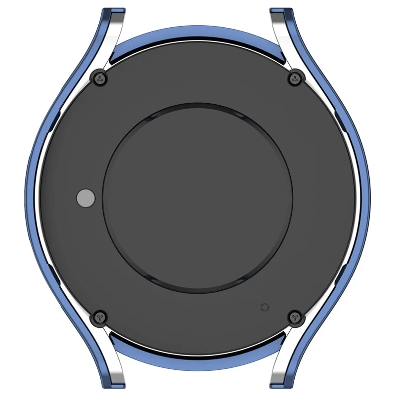 For Samsung Galaxy Watch6 44mm Protective Case Hollowed-out Hard PC Anti-Scratch Cover - Blue