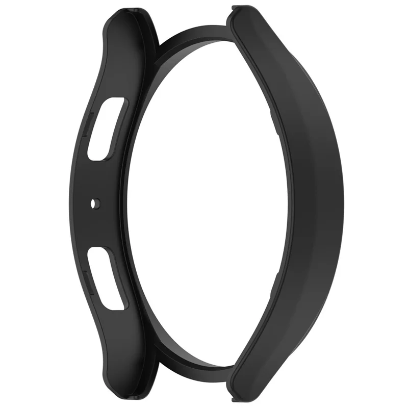 For Samsung Galaxy Watch6 44mm Protective Case Hollowed-out Hard PC Anti-Scratch Cover - Black