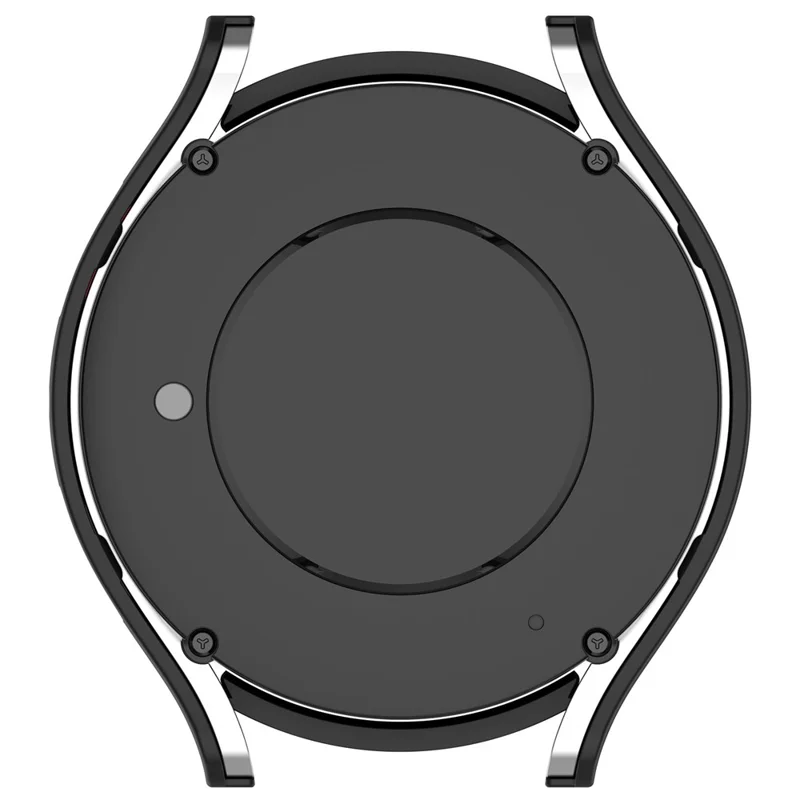 For Samsung Galaxy Watch6 44mm Protective Case Hollowed-out Hard PC Anti-Scratch Cover - Black