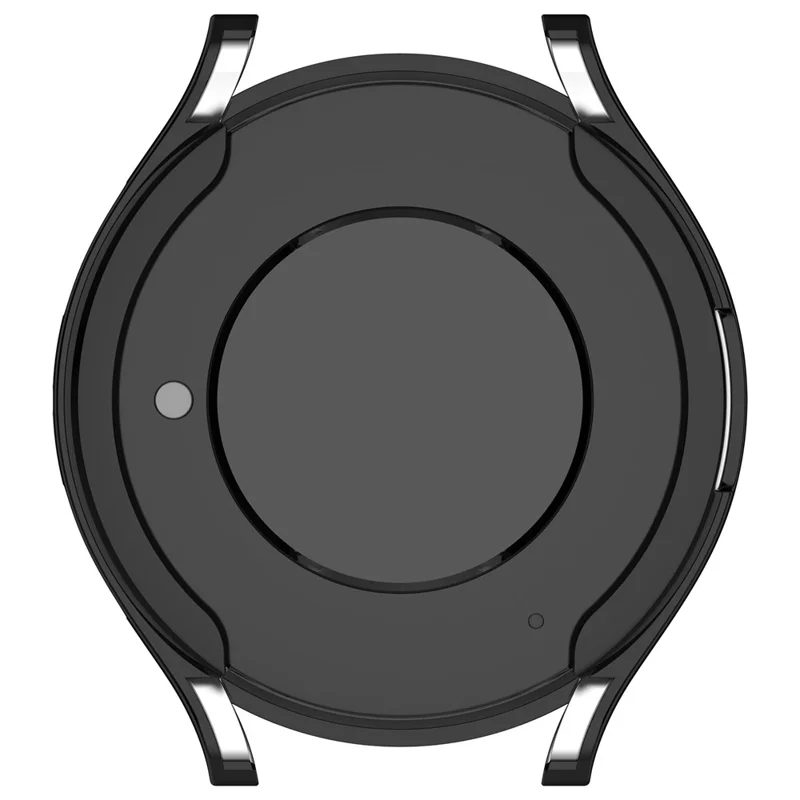 For Samsung Galaxy Watch6 40mm Electroplating Watch Protector Full Coverage TPU Watch Case - Black