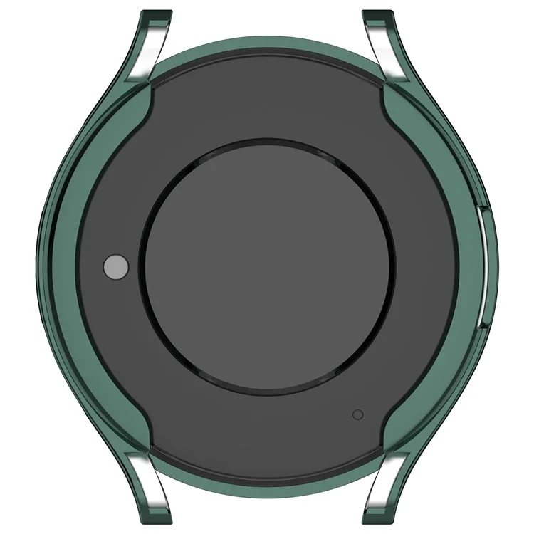 Für Samsung Galaxy Watch6 40mm Elektrovergoldeter Uhrenprojektor Vollständige Abdeckung TPU Uhrengehäuse - Grün