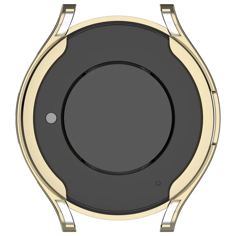 For Samsung Galaxy Watch6 40mm Electroplating Watch Protector Full Coverage TPU Watch Case - Gold