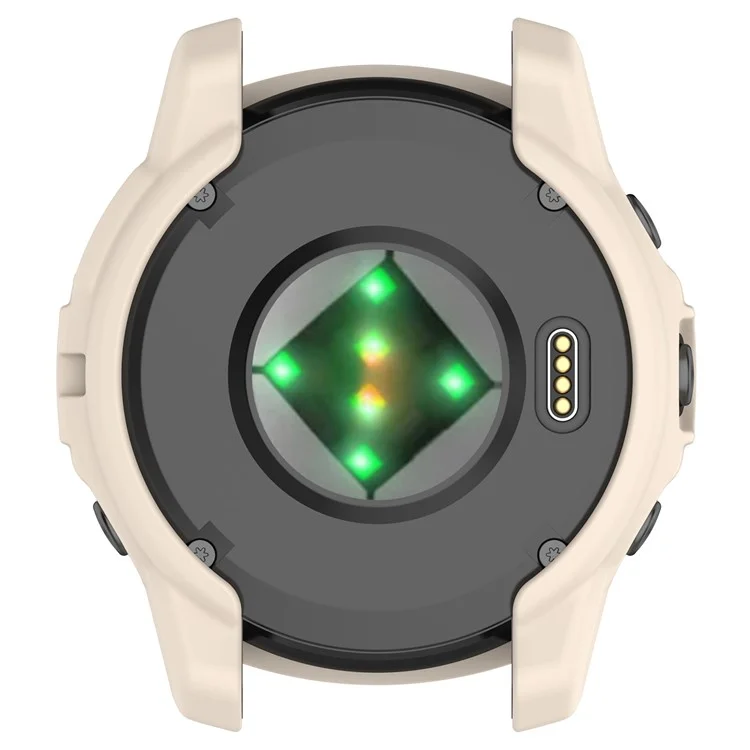 Para Garmin epix Pro (Gen 2) 42mm / Fenix 7S Pro / 7S Capa Protetora Semi-Embrulhada Suave TPU Hollow Watch - Starlight