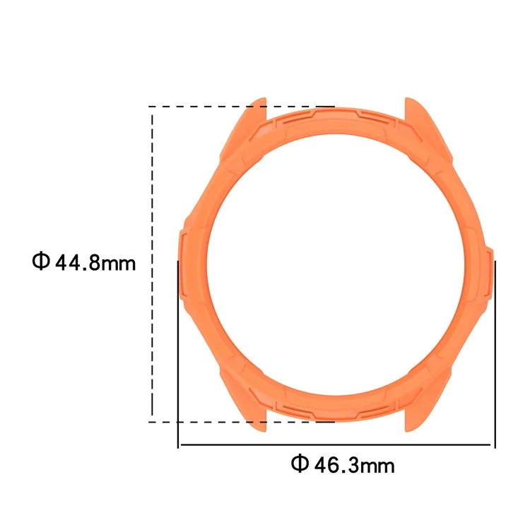 Para Garmin epix Pro (Gen 2) 42mm / Fenix 7S Pro / 7S Capa Protetora Semi-Embrulhada Suave TPU Hollow Watch - Starlight