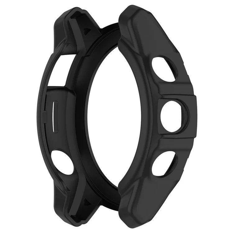 TPU Watch Case for Garmin epix Pro 51mm / (Gen 2) 51mm / Fenix 7X Pro / 7X , Half Wrapped Hollow Cover - Black