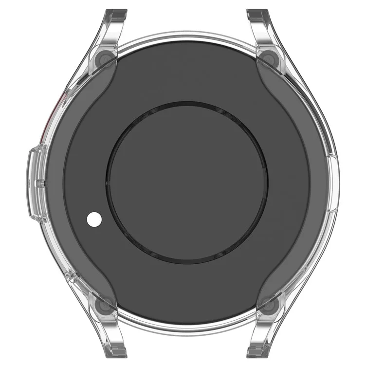 Boîtier de montre TPU pour Samsung Galaxy Watch6 Classic 47 mm, Housse de protection anti-rayures avec découpes - Transparent