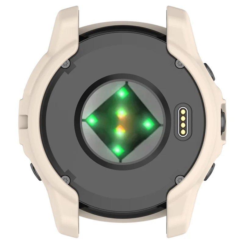 For Garmin Fenix 7S Pro / Fenix 7S / Epix Pro 42mm Anti-scratch TPU Hollow Watch Case Protective Frame - Starlight Color