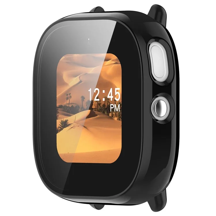 Для Disney Edition PC Frame Anti-collision Watch Case with Built-in Tempered Glass Film - Black для Verizon GizmoWatch