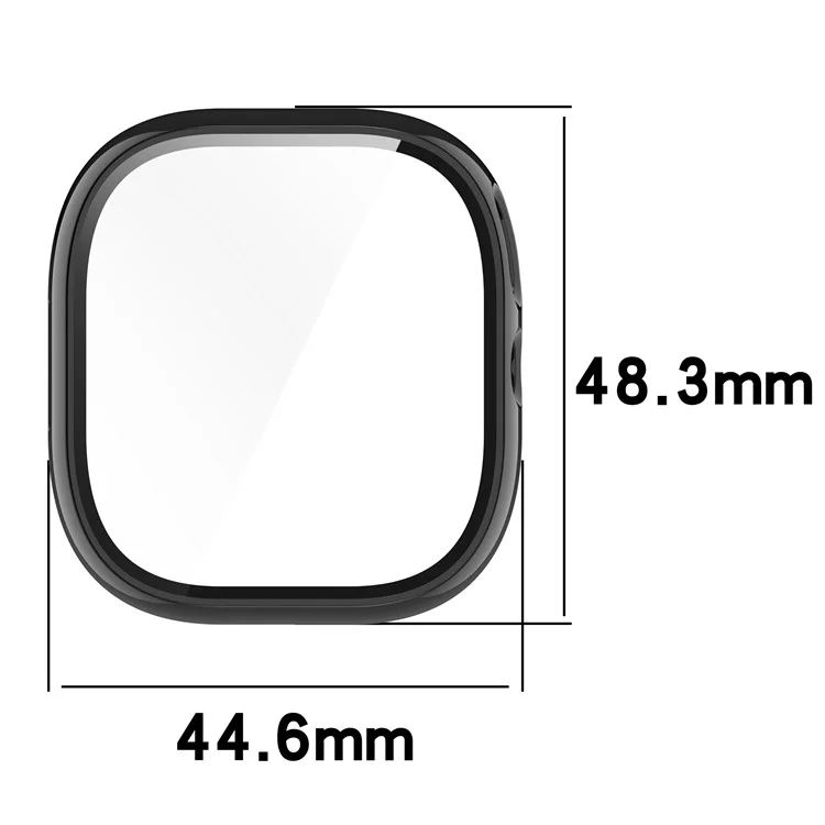 Для Disney Edition PC Frame Anti-collision Watch Case with Built-in Tempered Glass Film - Black для Verizon GizmoWatch