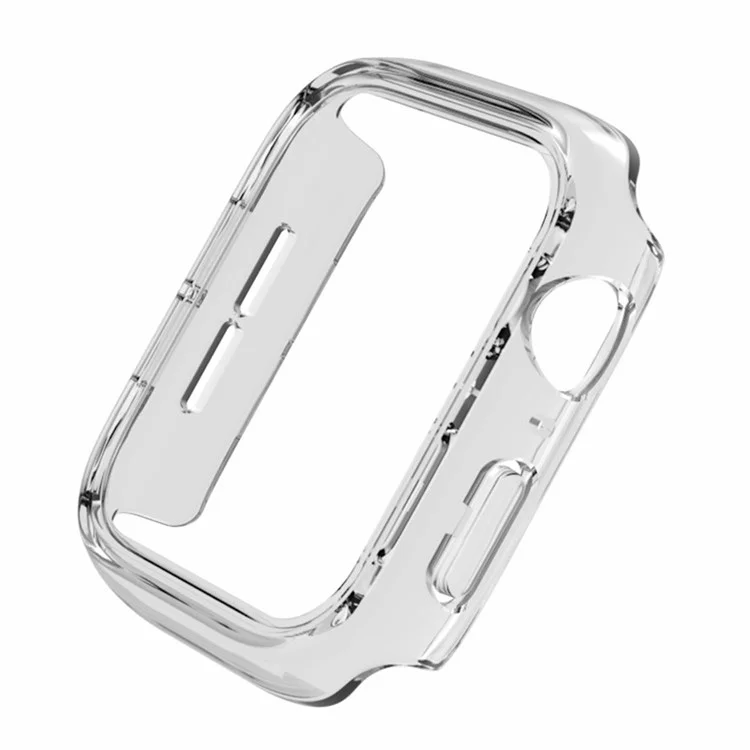 Watch Case for Apple Watch Series 4 / 5 / 6 / SE / SE (2022) 44mm , IP68 Waterproof Hard PC Cover with Tempered Glass Film - Transparent