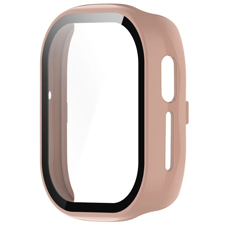 Capa Inteligente de Relógio para Honor Watch 4 TMA-L19 Capa Rígida de PC com Protetor de Tela de Vidro Temperado - Rosa