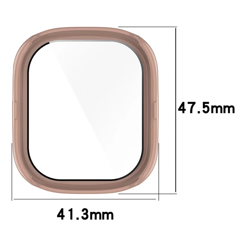 Smart Watch Case for Honor Watch 4 TMA-L19 Hard PC Case with Tempered Glass Screen Protector - Black