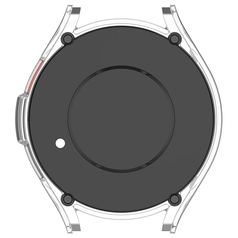 Hard PC Cover for Samsung Galaxy Watch6 Classic 47mm , Hollowed-out Anti-Scratch Watch Case - Transparent