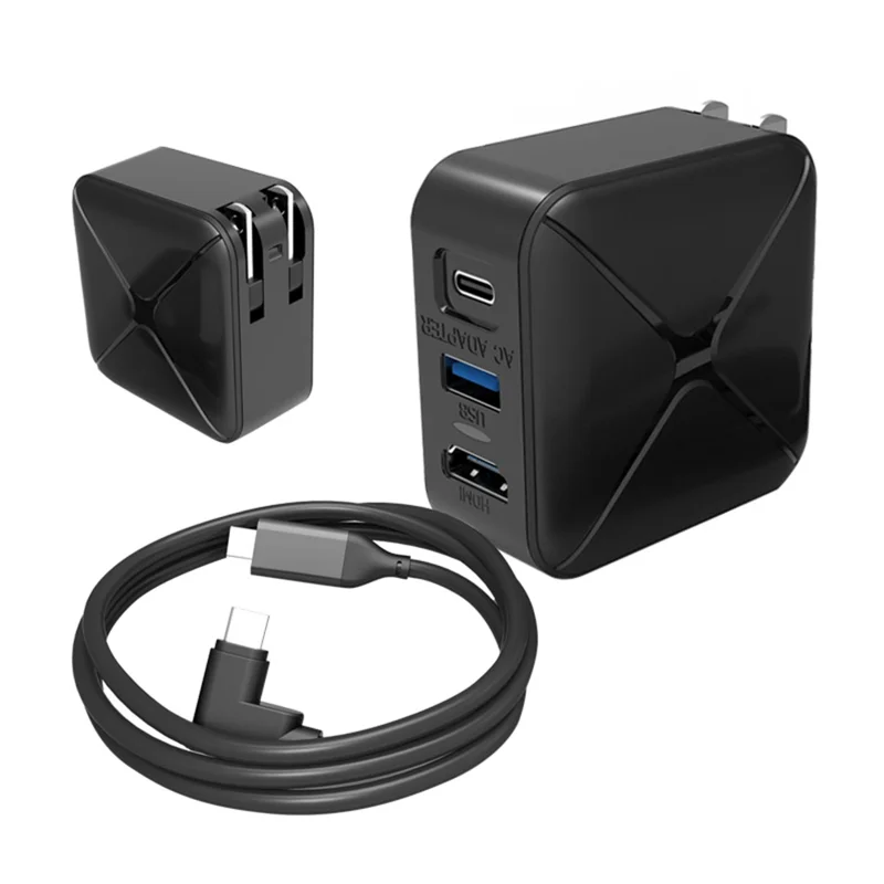 Adaptador de Alimentação e Conversor de Vídeo HD para Console de Jogo Nintendo Switch - Plug UK