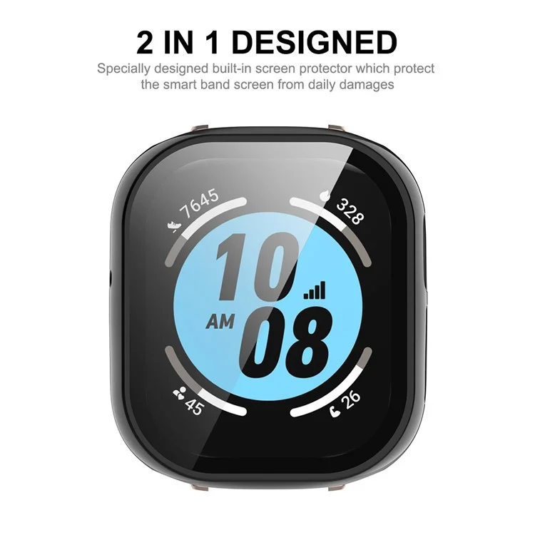 ENKAY HAT PRINCE Для Honor Watch 4 Integrate Hard PC Case Cover with Tempered Glass Screen Protector - Черный