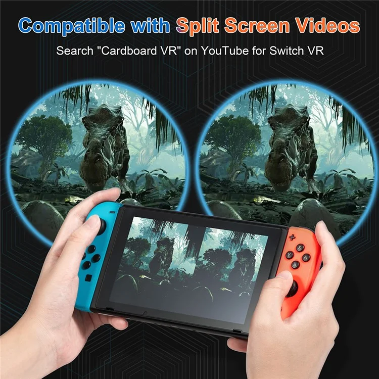 DEVASO для Nintendo Switch LCD / OLED VR очки из гофрированной бумаги + эластичной ткани + пены Виртуальная реальность Очки