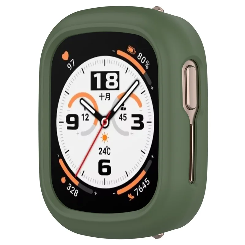 For Honor Watch 4 (TMA-L19) Étui de protection dur en PC Hollow Anti-rayures - Vert sombre