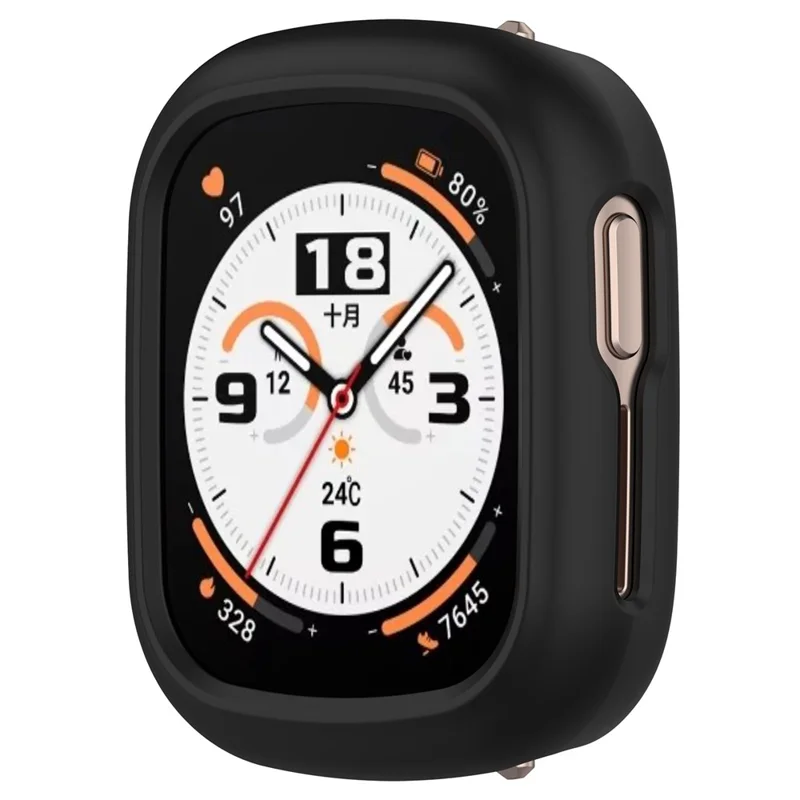 For Honor Watch 4 (TMA-L19) Hard PC Case Hollow Anti-scratch Protective Watch Cover - Black