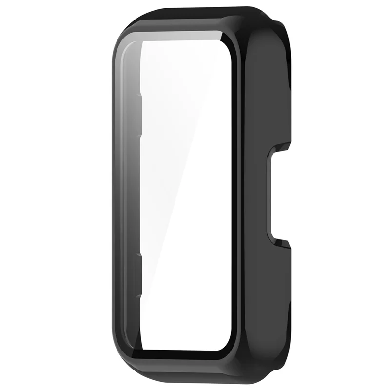 For Keep B4 Lite Hard PC Protective Case Watch Cover with Built-in Tempered Glass Screen Protector - Black