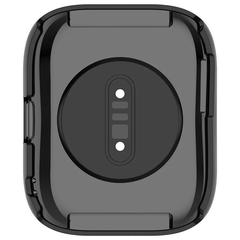 Pour Huami Amazfit Bip 5 A2215 Étui de protection global en PC dur avec protecteur d'écran en verre trempé - Noir