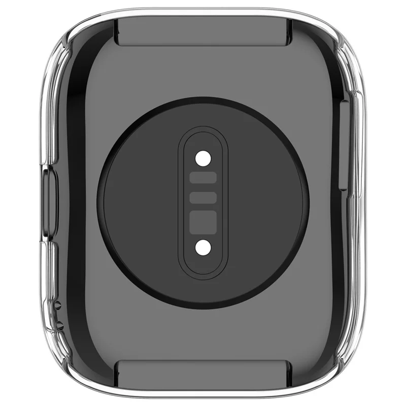 For Huami Amazfit Bip 5 A2215 Overall Protective Case Hard PC Watch Cover with Tempered Glass Screen Protector - Transparent White