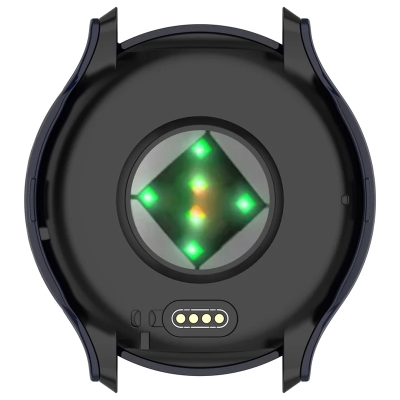 For Garmin Venu 3 PC Case with Tempered Glass Screen Protector Scratch Resistant Watch Cover - Ink Blue