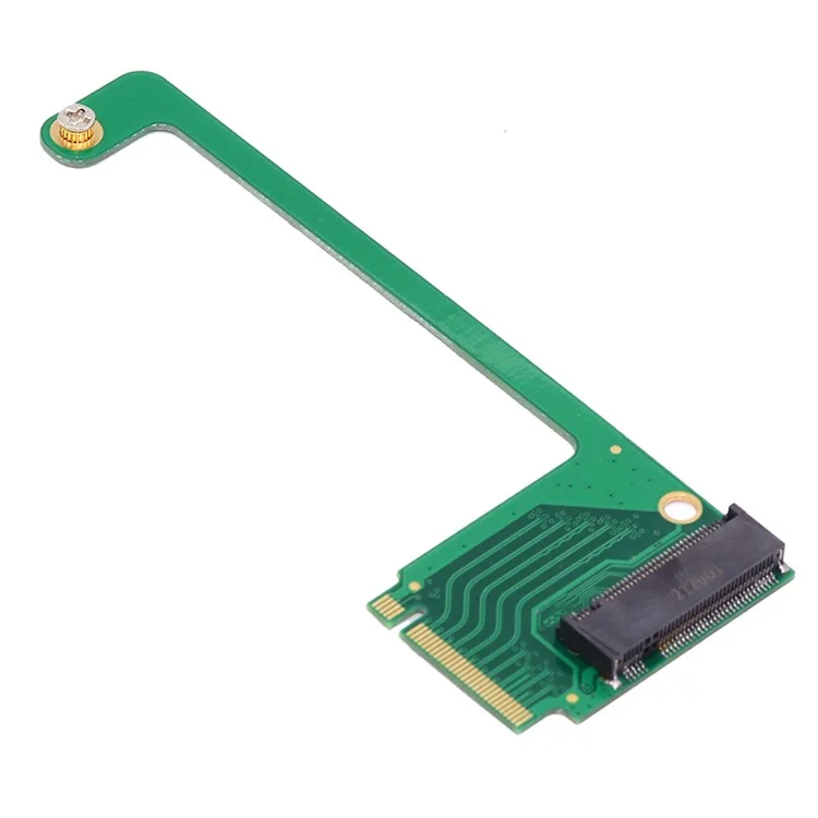 EP-022-2280MM NVME M-Key 22x30mm to 22x80mm Ângulo Adaptador de Extensão SSD Upgrade Compatível com ROG Ally Gaming
