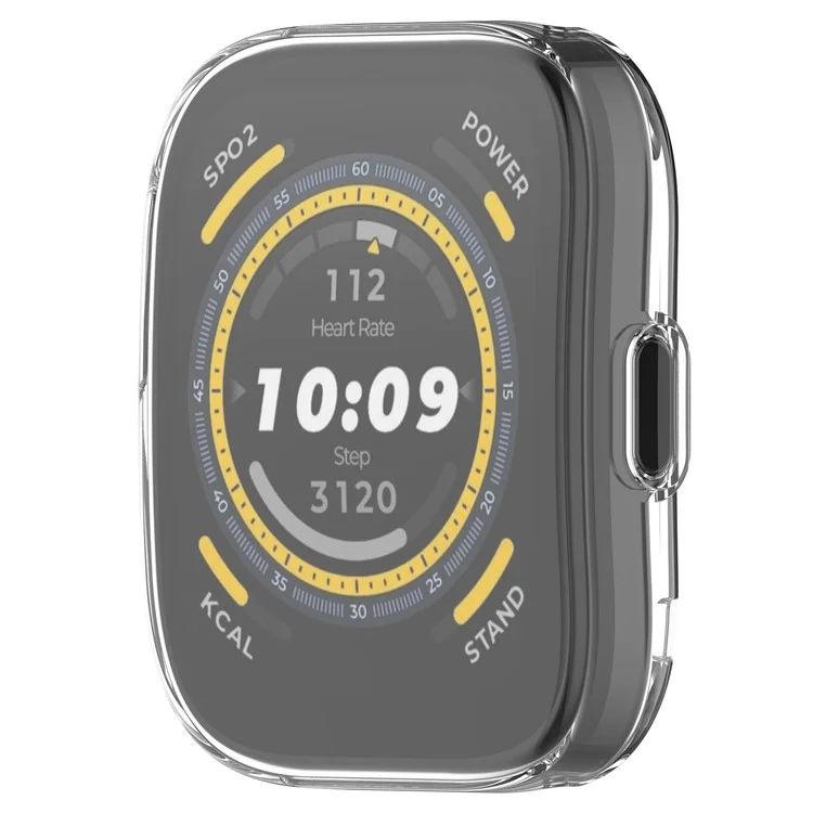 Para Huami Amazfit Bip 5 (A2215) Soft TPU Watch Case All-Around Electroplating Cover - Transparente