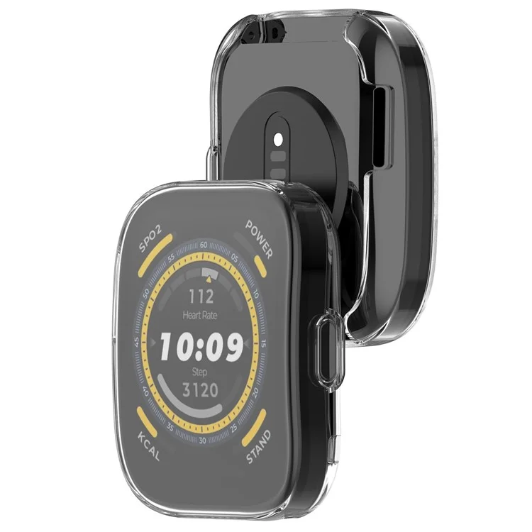 Para Huami Amazfit Bip 5 (A2215) Soft TPU Watch Case All-Around Electroplating Cover - Transparente