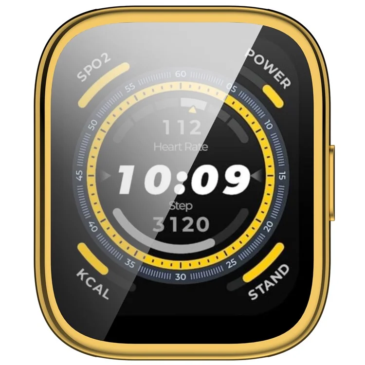 Для Huami Amazfit Bip 5 (A2215) Electroplating TPU Watch Cover Overall Protective Case - Gold