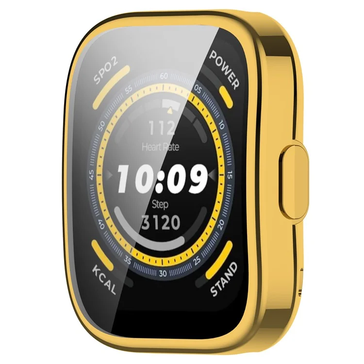Для Huami Amazfit Bip 5 (A2215) Electroplating TPU Watch Cover Overall Protective Case - Gold