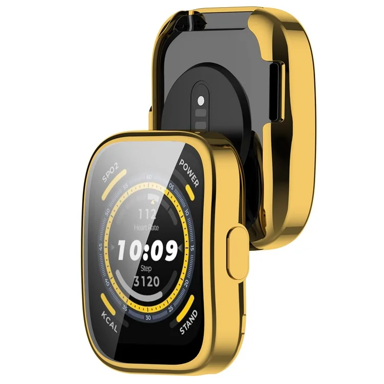 Для Huami Amazfit Bip 5 (A2215) Electroplating TPU Watch Cover Overall Protective Case - Gold