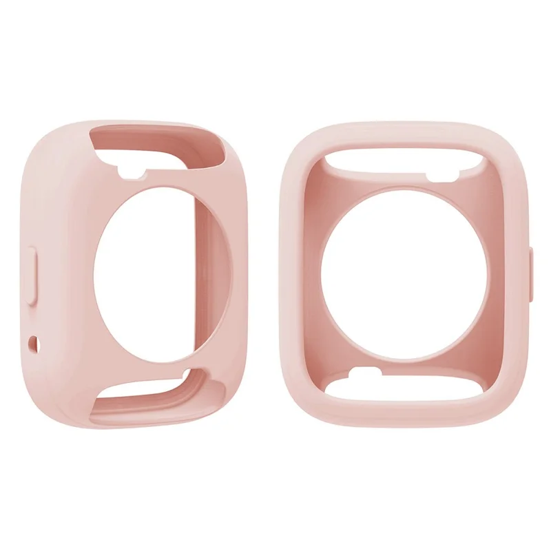 Watch Case for Xiaomi Redmi Watch 3 Lite / Watch 3 Active , Soft Silicone Protective Frame - Pink